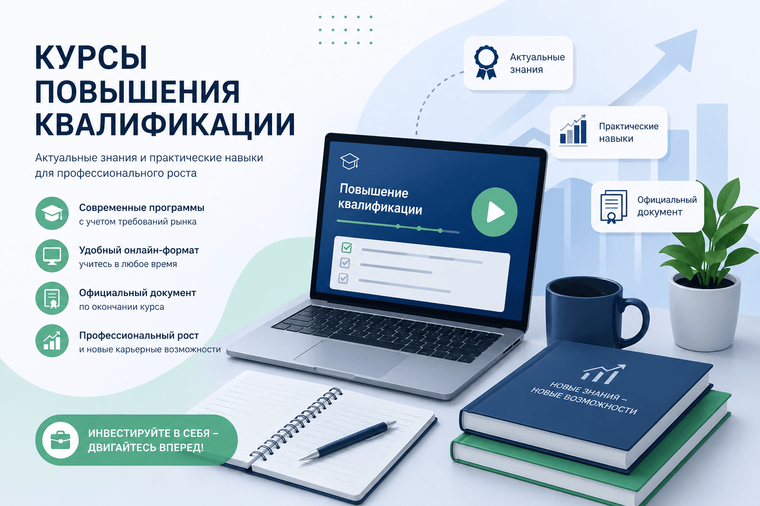 Онлайн и очное обучение